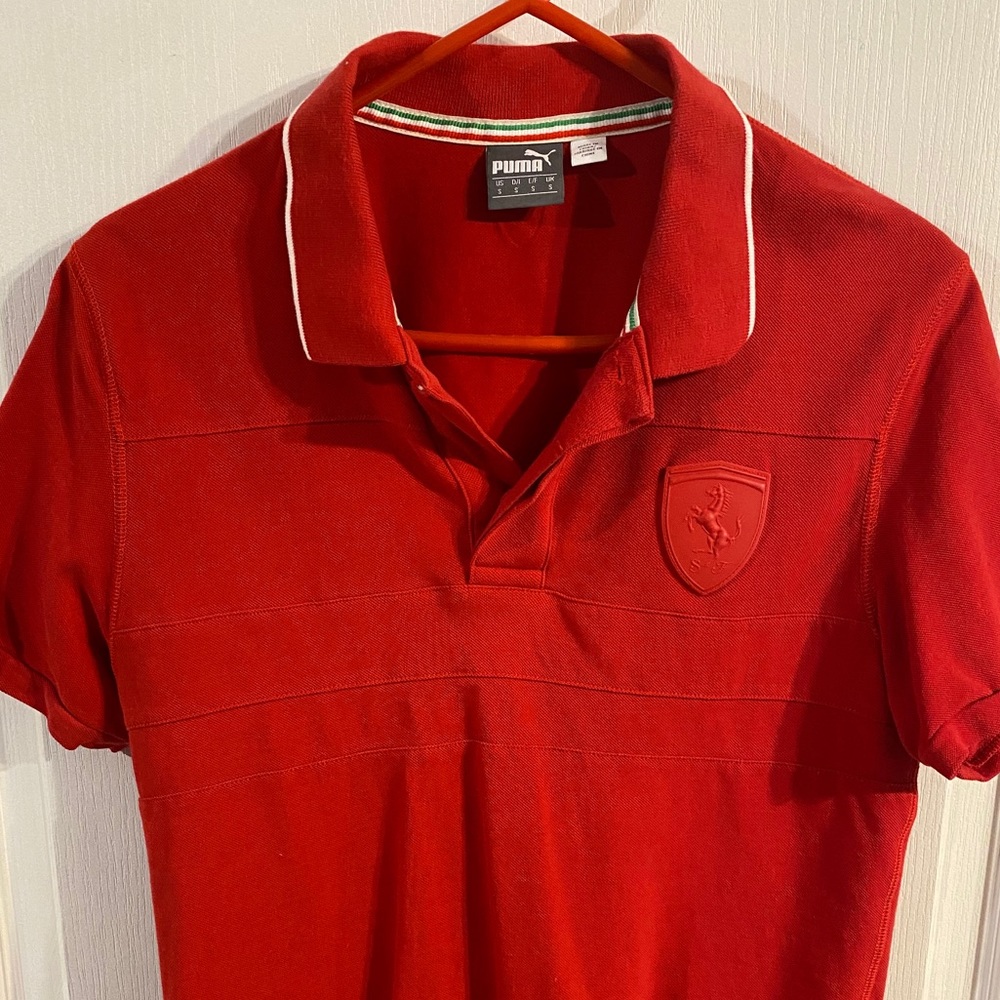 Red Ferrari Puma Polo